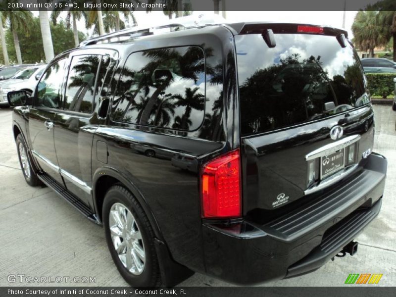Liquid Onyx Black / Graphite 2010 Infiniti QX 56 4WD