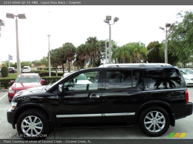 Liquid Onyx Black / Graphite 2010 Infiniti QX 56 4WD