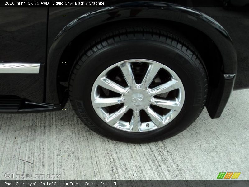 Liquid Onyx Black / Graphite 2010 Infiniti QX 56 4WD