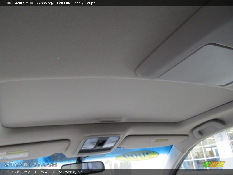 Bali Blue Pearl / Taupe 2009 Acura MDX Technology