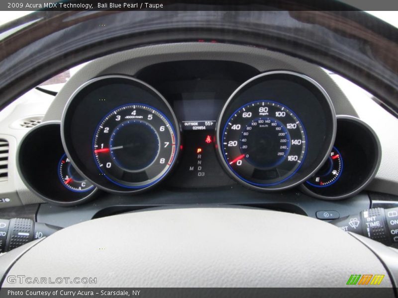  2009 MDX Technology Technology Gauges