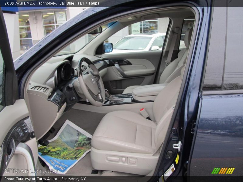  2009 MDX Technology Taupe Interior