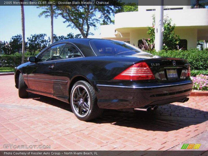 Obsidian Black Metallic / Charcoal 2005 Mercedes-Benz CL 65 AMG