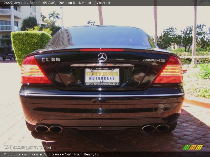 Obsidian Black Metallic / Charcoal 2005 Mercedes-Benz CL 65 AMG