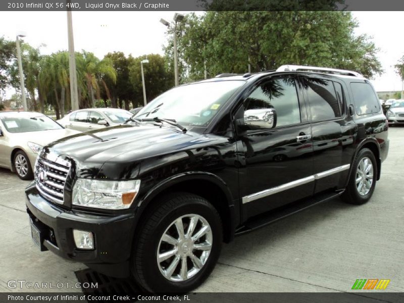 Liquid Onyx Black / Graphite 2010 Infiniti QX 56 4WD