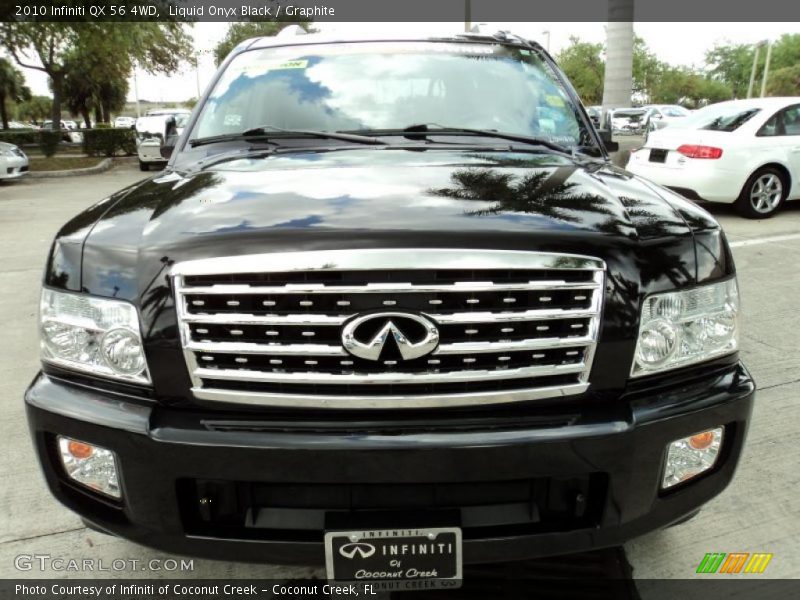 Liquid Onyx Black / Graphite 2010 Infiniti QX 56 4WD
