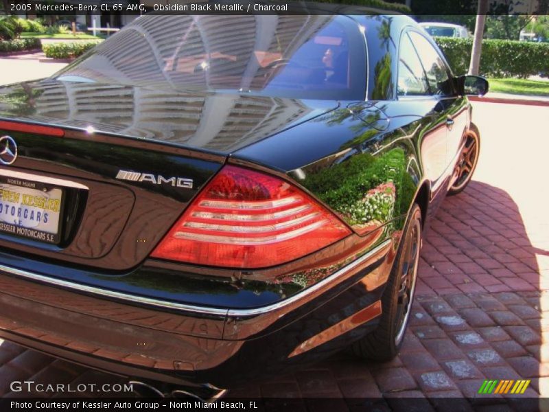 Obsidian Black Metallic / Charcoal 2005 Mercedes-Benz CL 65 AMG