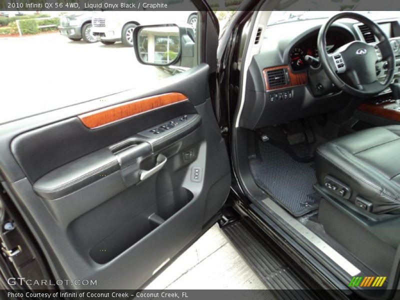 Liquid Onyx Black / Graphite 2010 Infiniti QX 56 4WD