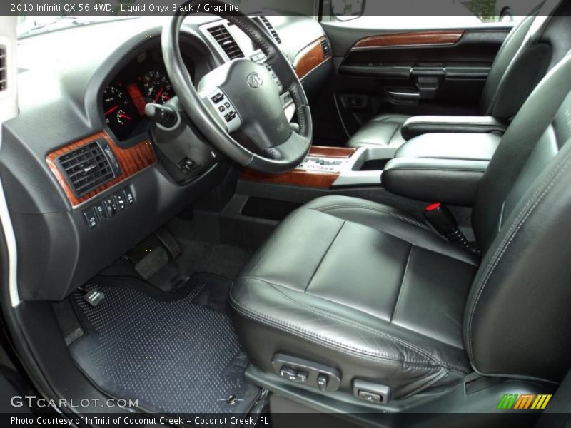 Liquid Onyx Black / Graphite 2010 Infiniti QX 56 4WD