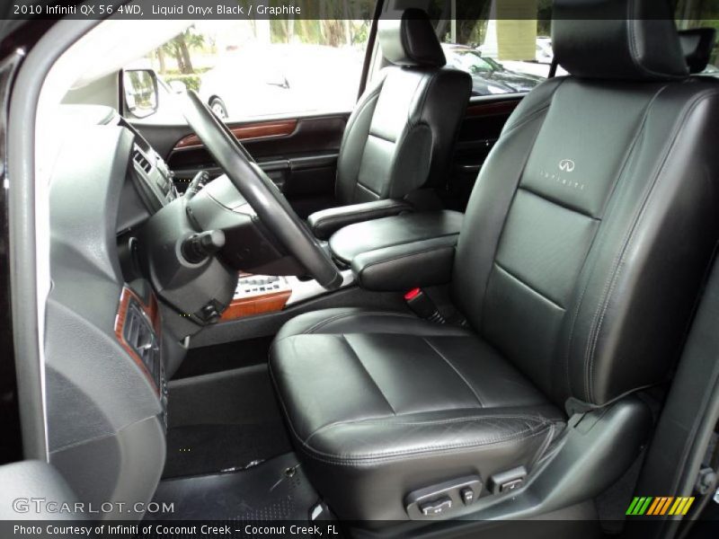 Liquid Onyx Black / Graphite 2010 Infiniti QX 56 4WD