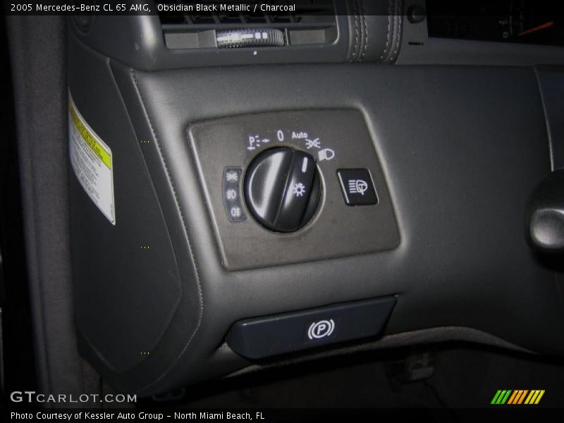 Controls of 2005 CL 65 AMG