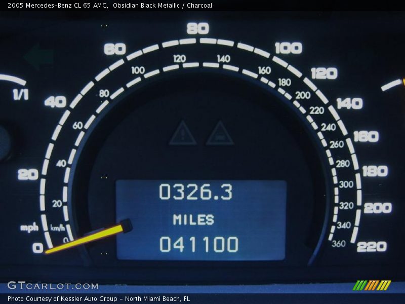 Obsidian Black Metallic / Charcoal 2005 Mercedes-Benz CL 65 AMG