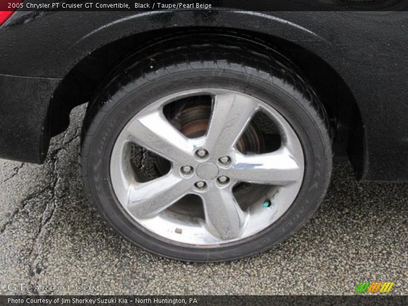 Black / Taupe/Pearl Beige 2005 Chrysler PT Cruiser GT Convertible