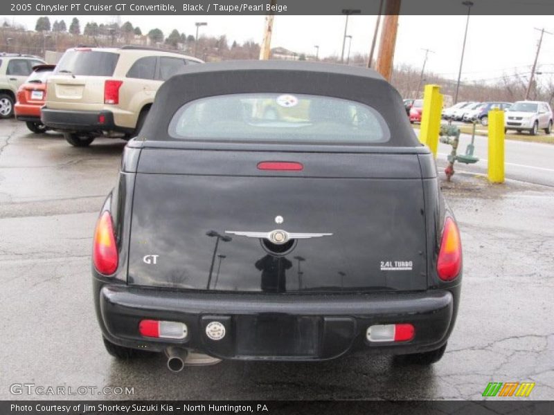 Black / Taupe/Pearl Beige 2005 Chrysler PT Cruiser GT Convertible
