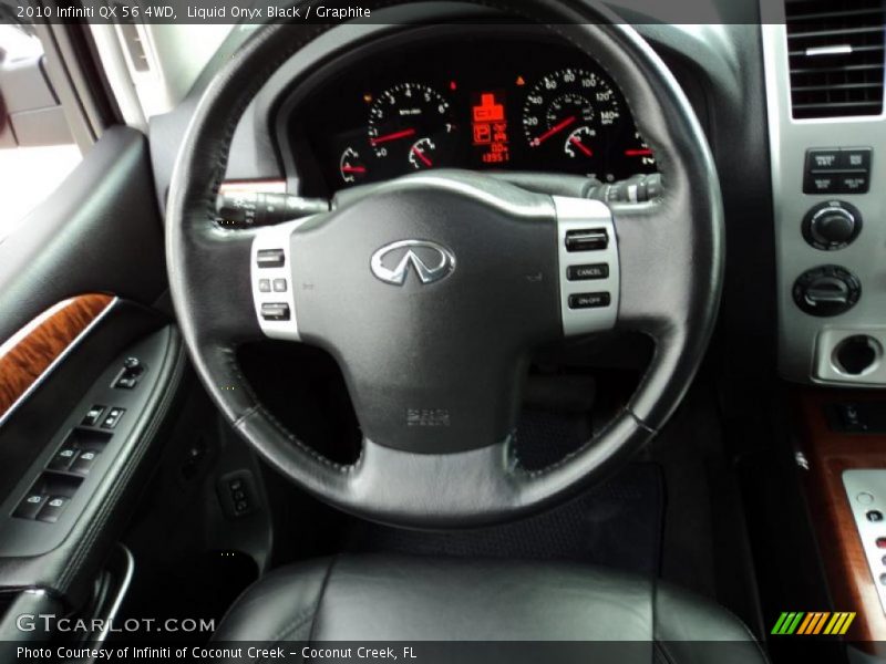 Liquid Onyx Black / Graphite 2010 Infiniti QX 56 4WD