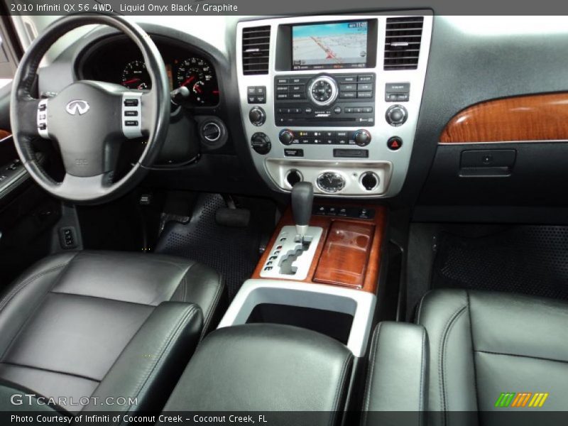 Liquid Onyx Black / Graphite 2010 Infiniti QX 56 4WD