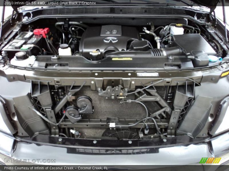 Liquid Onyx Black / Graphite 2010 Infiniti QX 56 4WD