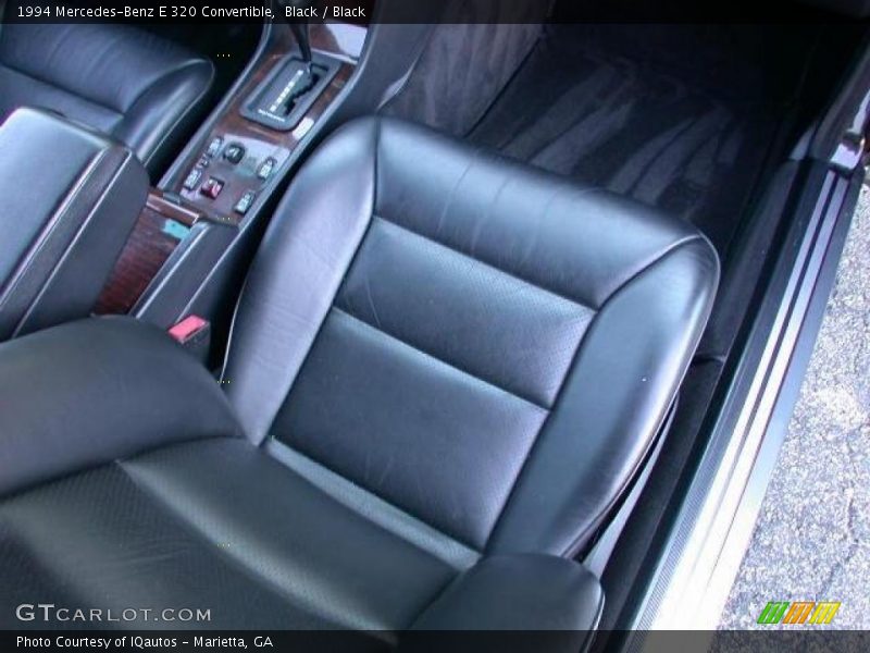 Black / Black 1994 Mercedes-Benz E 320 Convertible