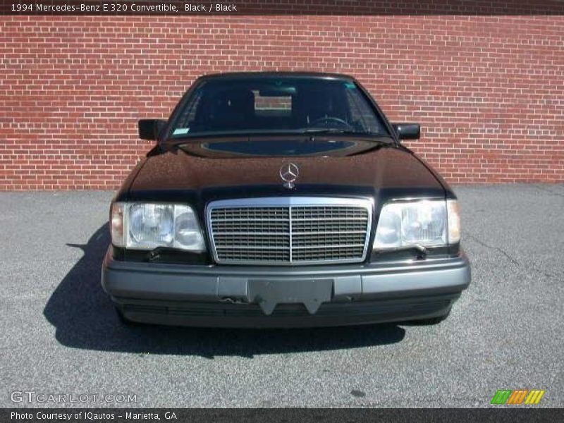 Black / Black 1994 Mercedes-Benz E 320 Convertible