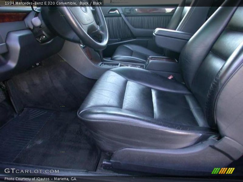  1994 E 320 Convertible Black Interior