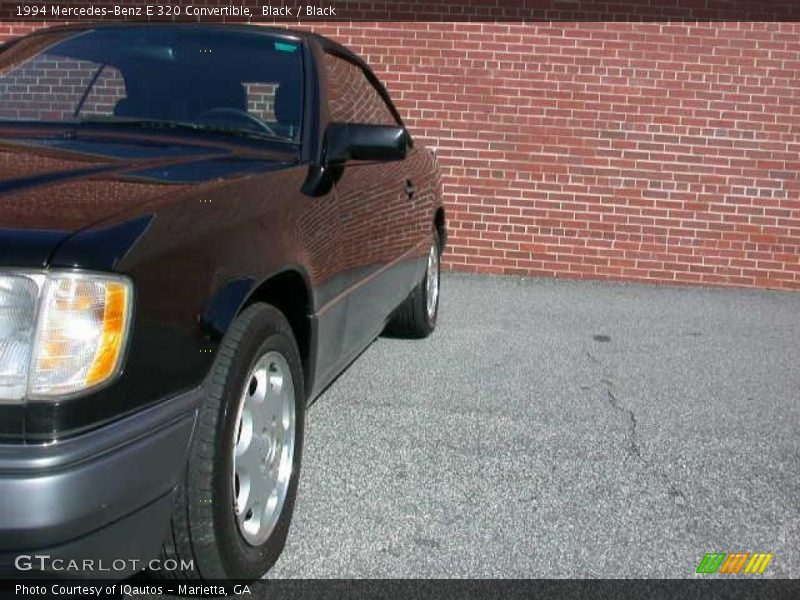 Black / Black 1994 Mercedes-Benz E 320 Convertible