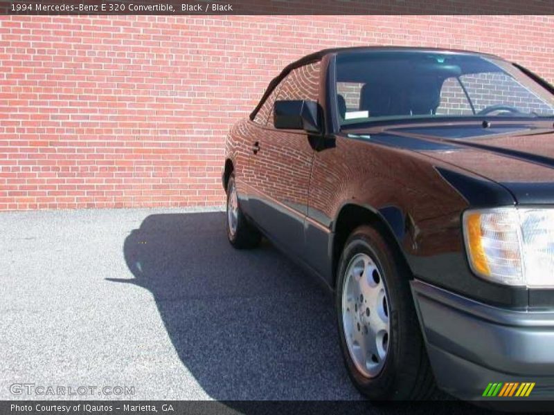 Black / Black 1994 Mercedes-Benz E 320 Convertible