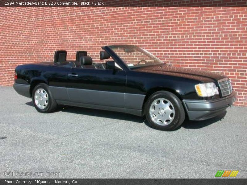 Black / Black 1994 Mercedes-Benz E 320 Convertible