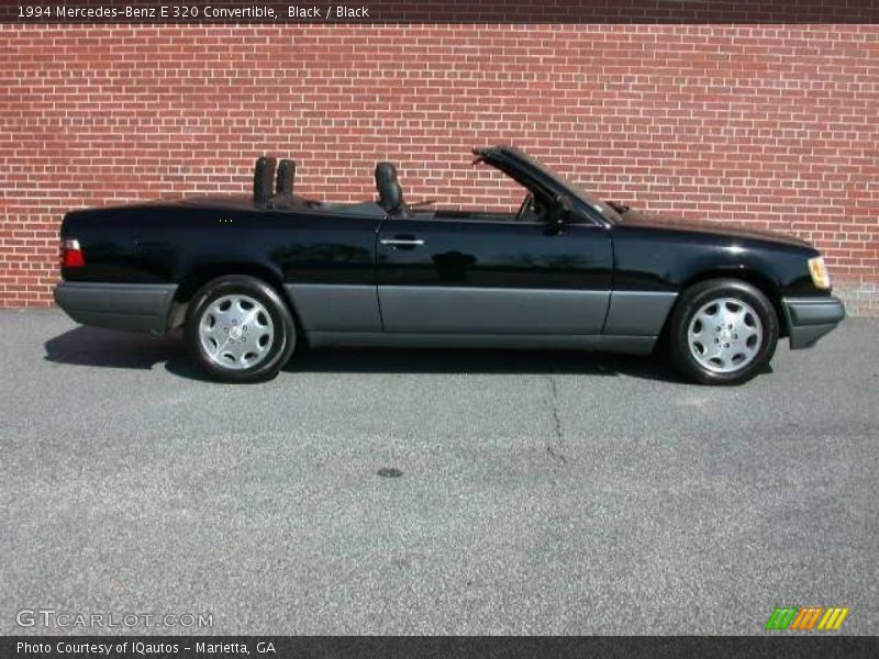 Black / Black 1994 Mercedes-Benz E 320 Convertible