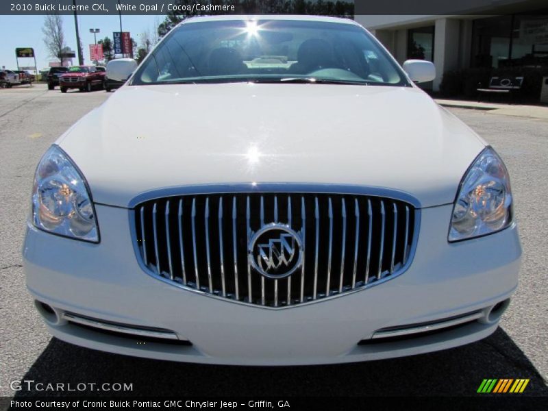 White Opal / Cocoa/Cashmere 2010 Buick Lucerne CXL