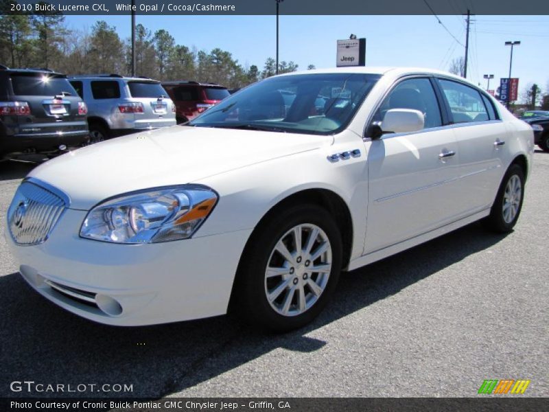 White Opal / Cocoa/Cashmere 2010 Buick Lucerne CXL