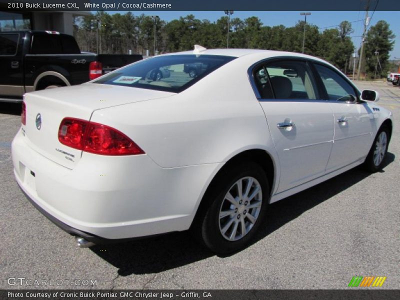 White Opal / Cocoa/Cashmere 2010 Buick Lucerne CXL