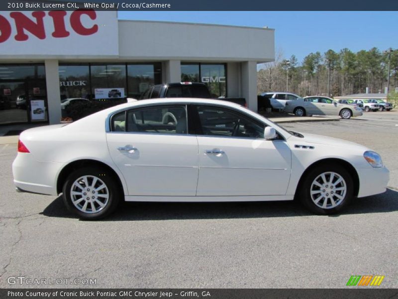 White Opal / Cocoa/Cashmere 2010 Buick Lucerne CXL