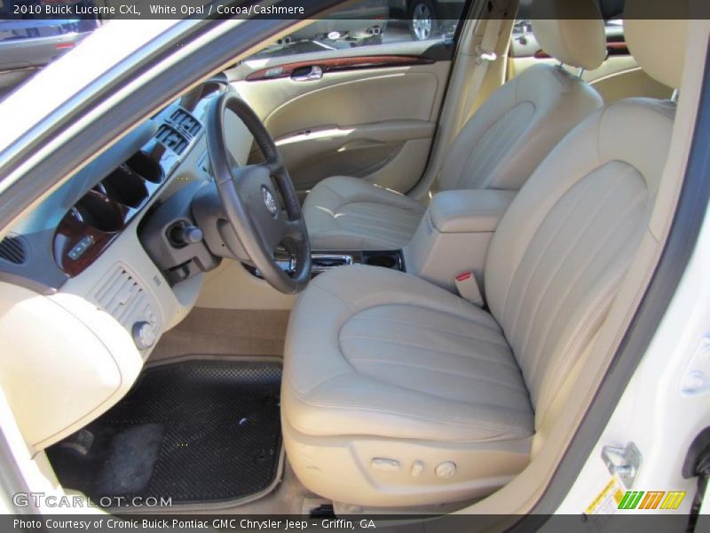 White Opal / Cocoa/Cashmere 2010 Buick Lucerne CXL