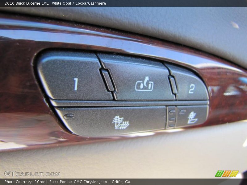 White Opal / Cocoa/Cashmere 2010 Buick Lucerne CXL