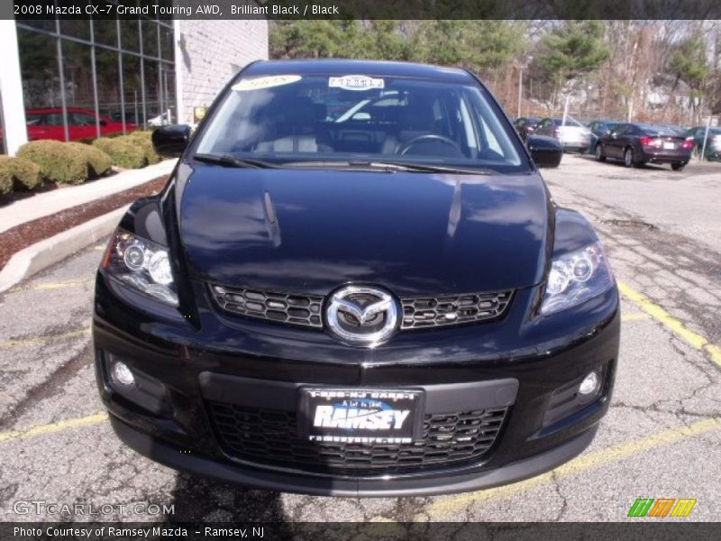 Brilliant Black / Black 2008 Mazda CX-7 Grand Touring AWD