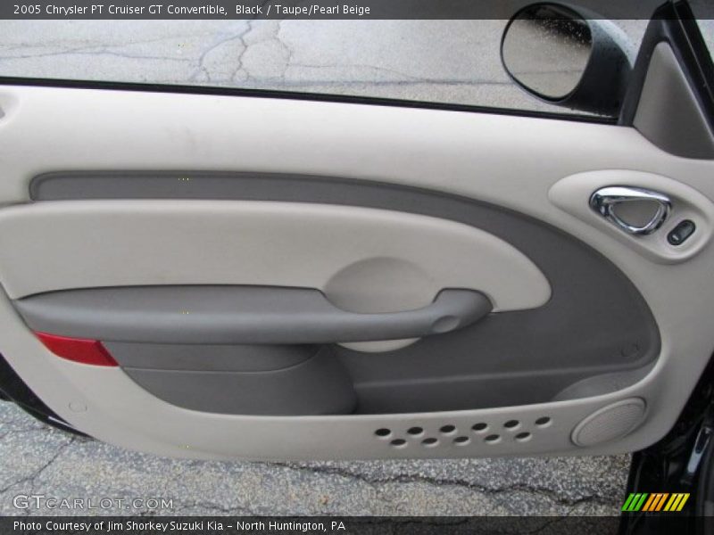 Black / Taupe/Pearl Beige 2005 Chrysler PT Cruiser GT Convertible