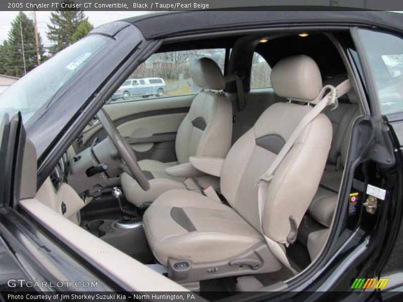 Black / Taupe/Pearl Beige 2005 Chrysler PT Cruiser GT Convertible