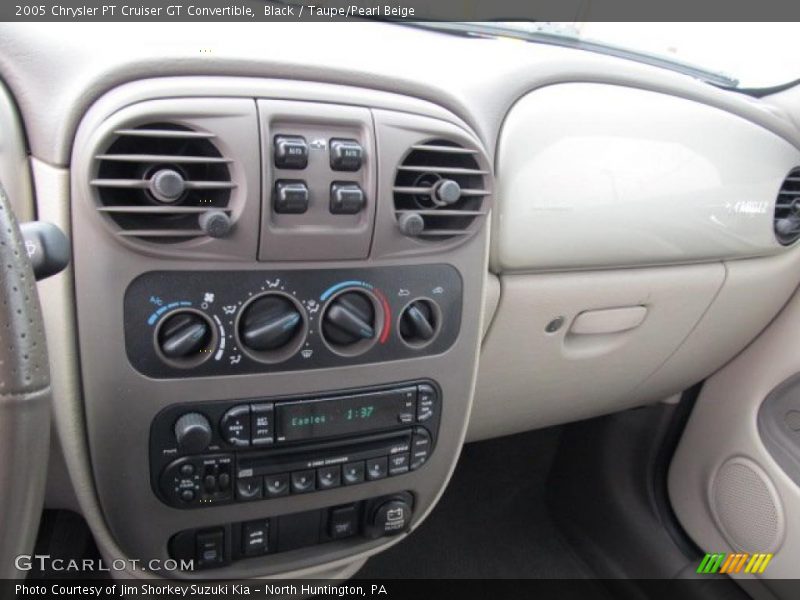 Black / Taupe/Pearl Beige 2005 Chrysler PT Cruiser GT Convertible