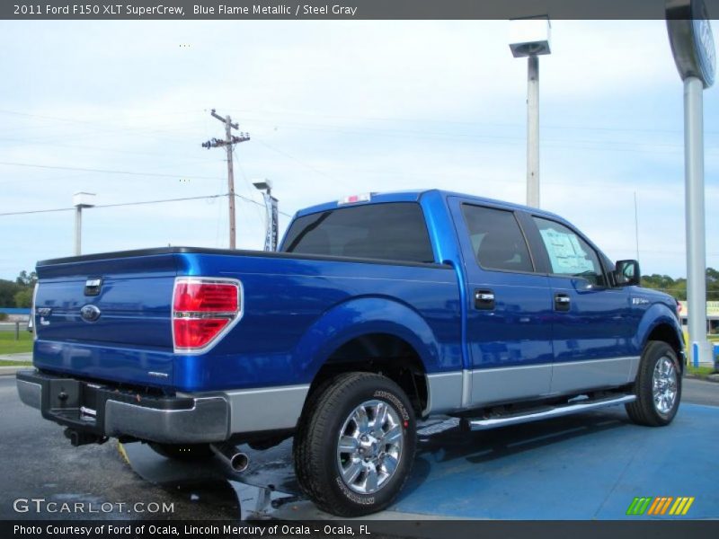  2011 F150 XLT SuperCrew Blue Flame Metallic