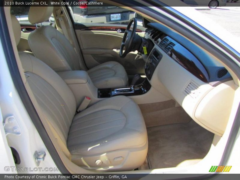 White Opal / Cocoa/Cashmere 2010 Buick Lucerne CXL