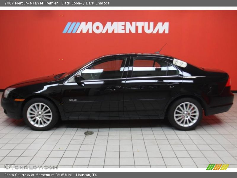 Black Ebony / Dark Charcoal 2007 Mercury Milan I4 Premier