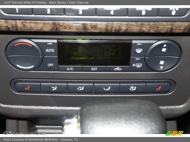 Black Ebony / Dark Charcoal 2007 Mercury Milan I4 Premier