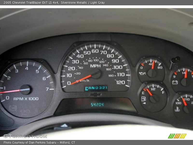 Silverstone Metallic / Light Gray 2005 Chevrolet TrailBlazer EXT LS 4x4