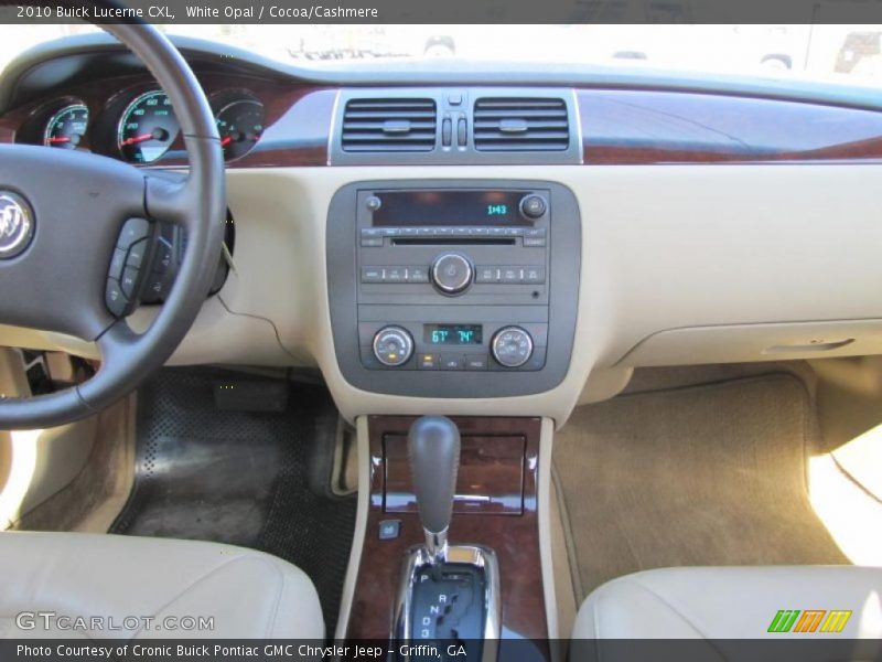 White Opal / Cocoa/Cashmere 2010 Buick Lucerne CXL