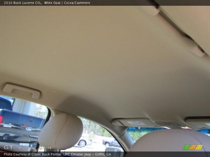 White Opal / Cocoa/Cashmere 2010 Buick Lucerne CXL