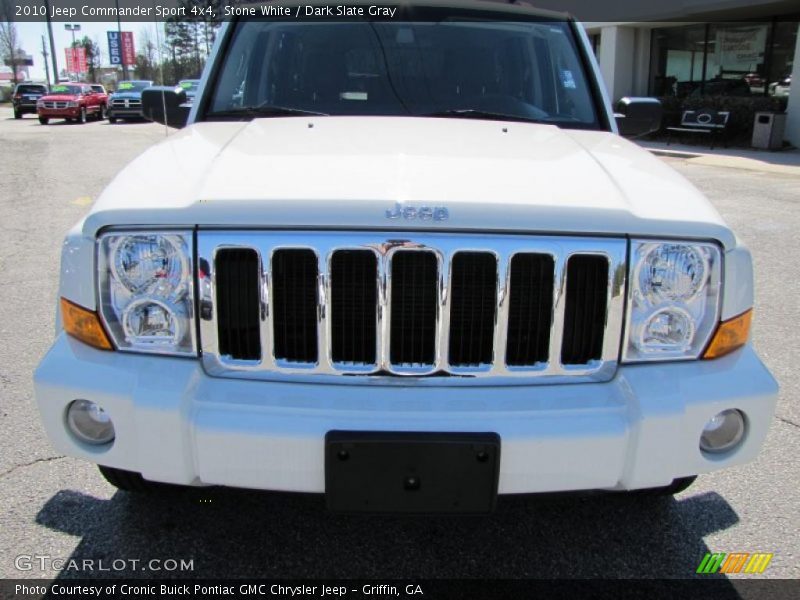 Stone White / Dark Slate Gray 2010 Jeep Commander Sport 4x4