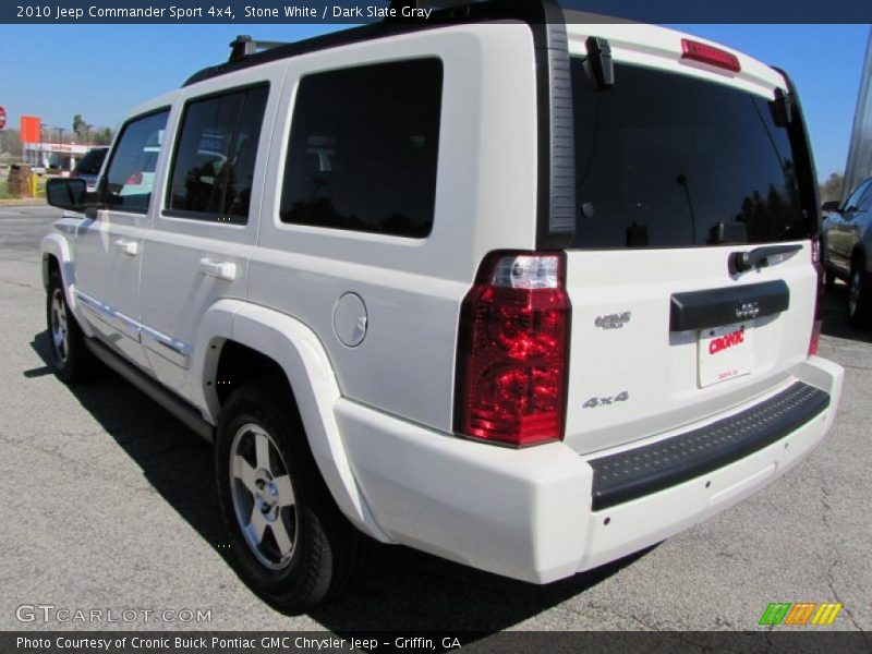 Stone White / Dark Slate Gray 2010 Jeep Commander Sport 4x4