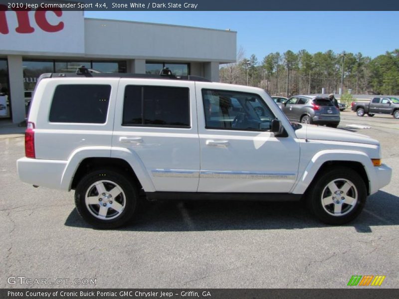 Stone White / Dark Slate Gray 2010 Jeep Commander Sport 4x4