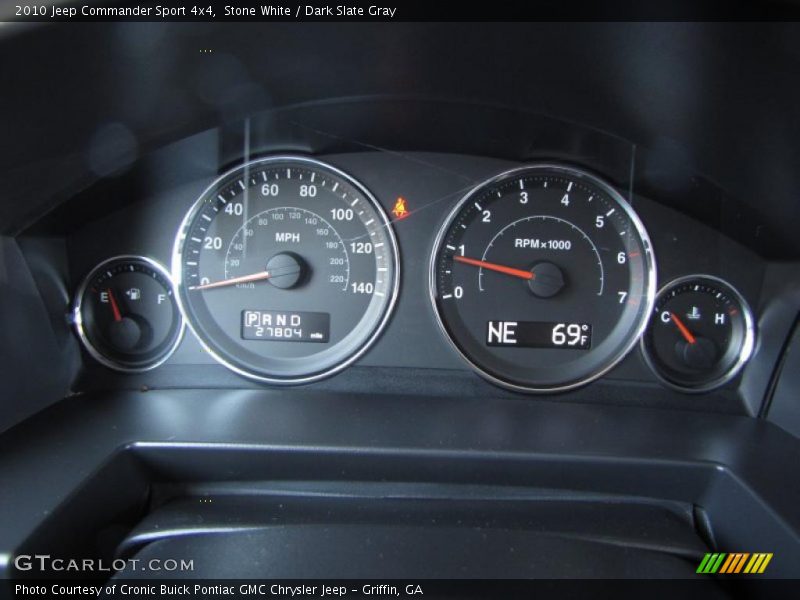 Stone White / Dark Slate Gray 2010 Jeep Commander Sport 4x4