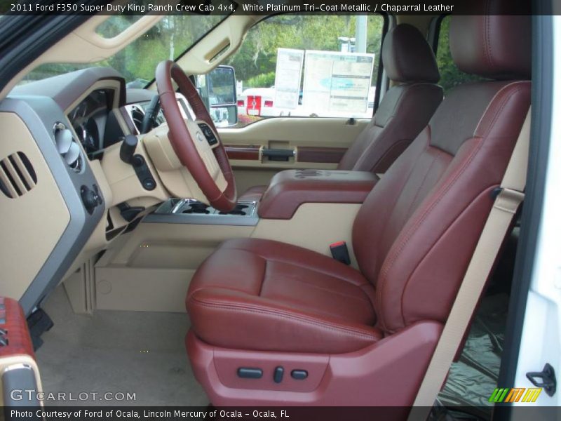  2011 F350 Super Duty King Ranch Crew Cab 4x4 Chaparral Leather Interior